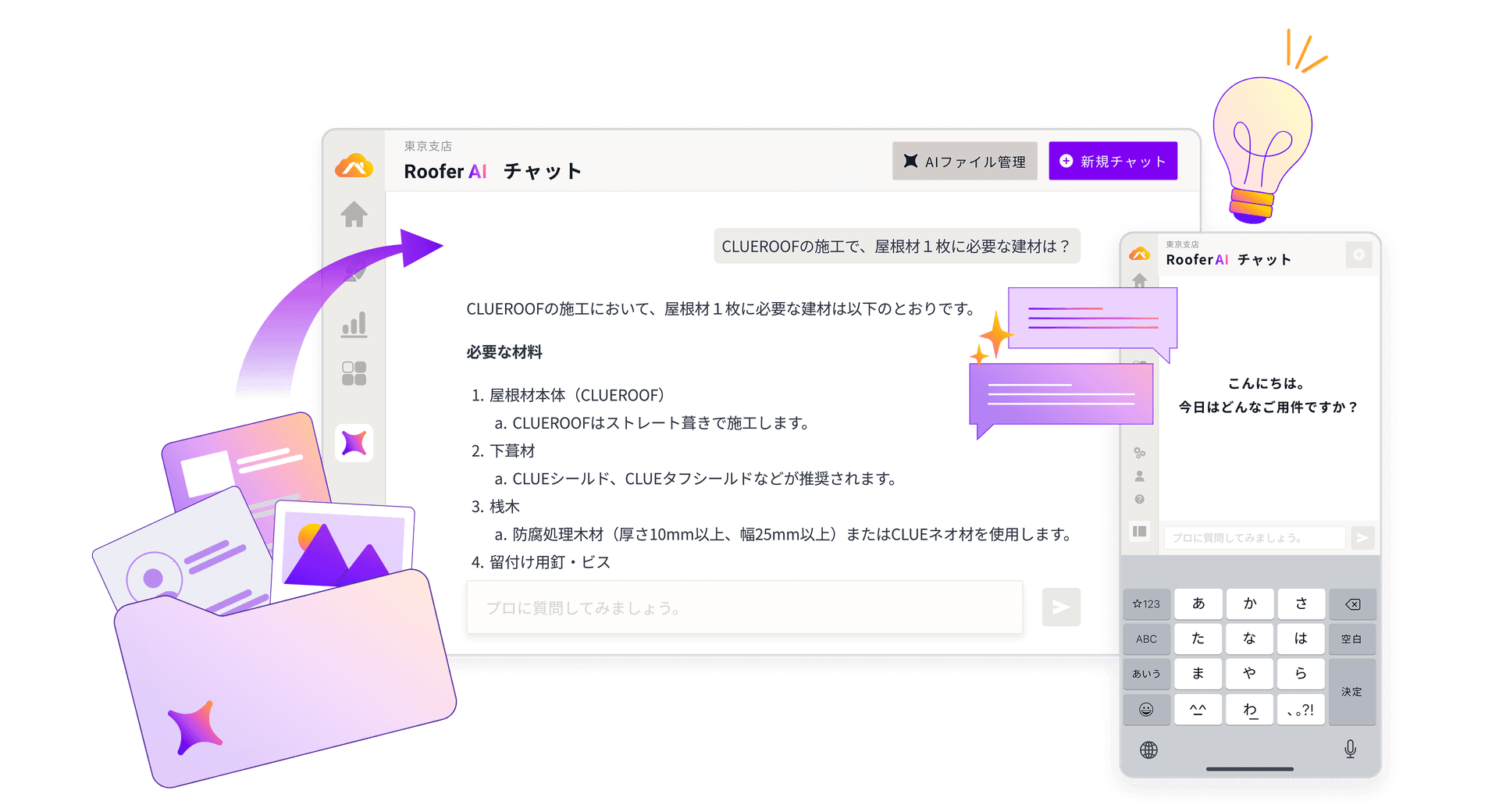 施主と職人との連携のイメージ