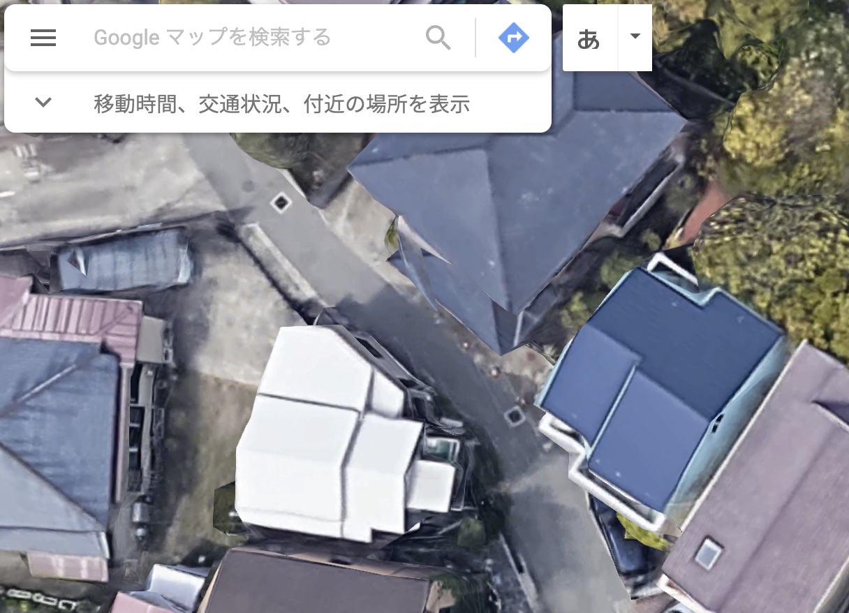 Google mapの航空写真