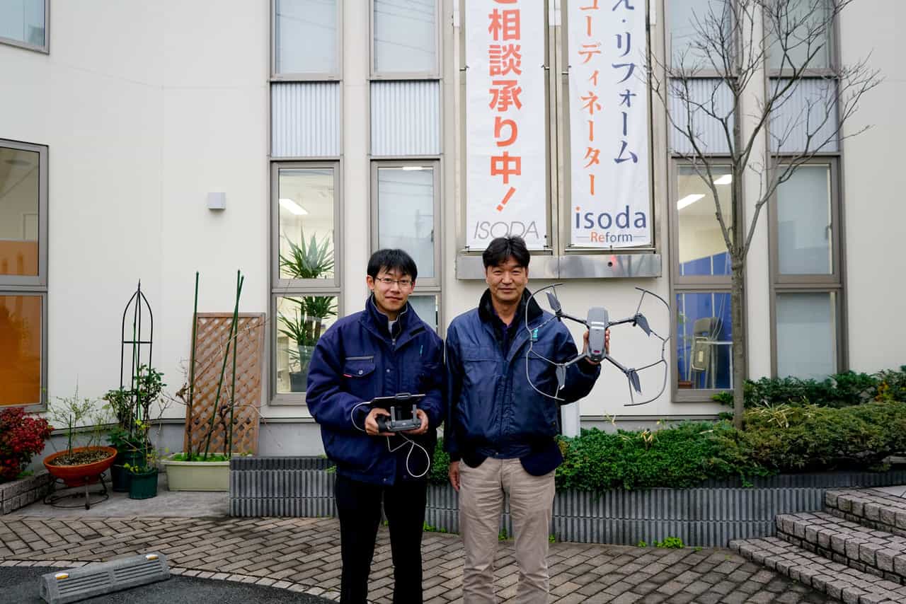 台風後の点検でドローンが大活躍！信頼性を武器に他社と差別化。